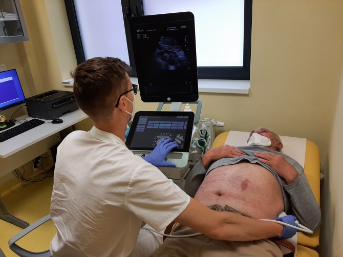Vyšetření - ultrazvuk, foto Jitka Mácová