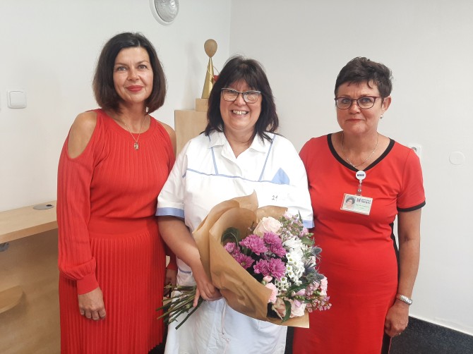 Zleva Mgr. Alena Hošková, Jana Hladíková, Ing. Eva Tomášová