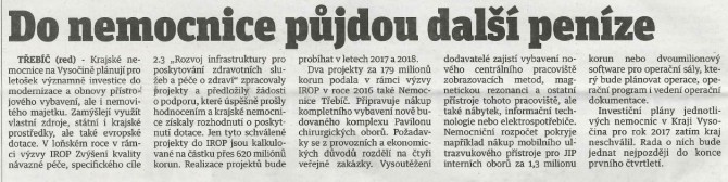 Horácké  noviny 20 1 2017