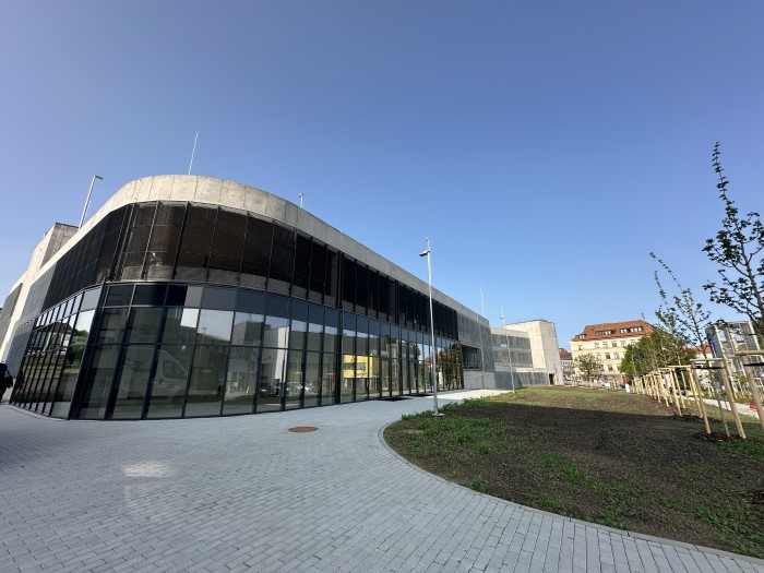 Taktické cvičení hasičů v areálu Nemocnice Třebíč