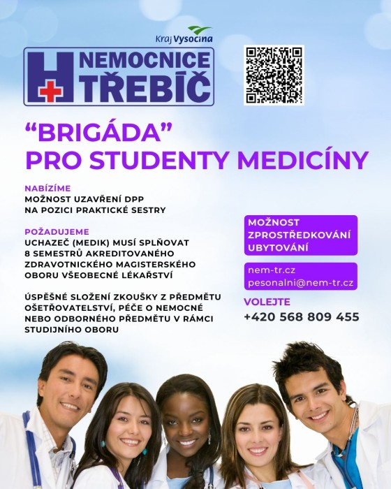 Brigáda pro studenty medicíny!