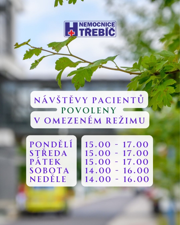 Návštěvy povoleny (v omezeném režimu)