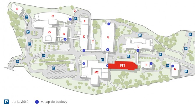 Mapa Nemocnice Třebíč